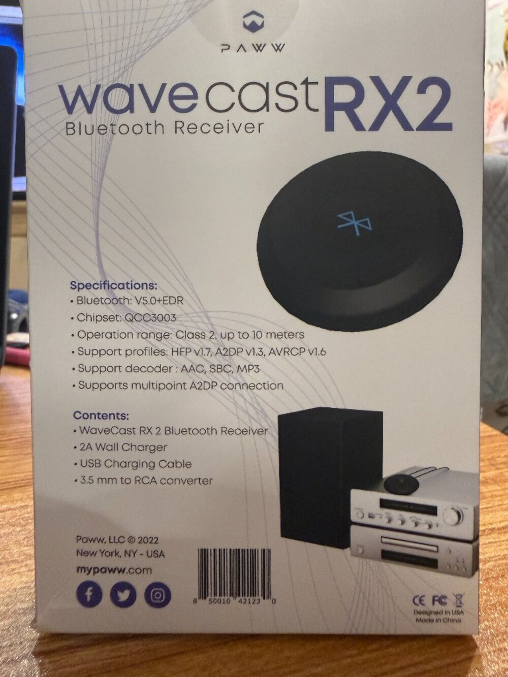 WaveCase RX2 Built-in Amplifier - NEW - Picture 2 of 3